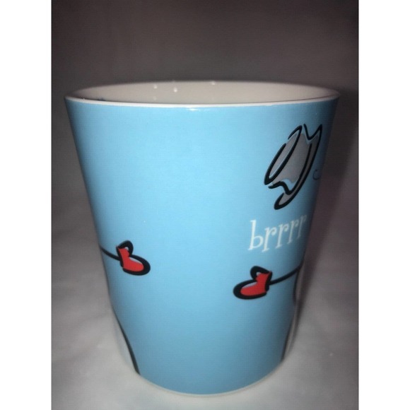 Max & Lucy Everyday Gibson Coffee or Tea Cup Mug Snowman Brrr Winter Holidays - Picture 5 of 8